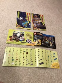 Lego Scooby-Doo 3 Sets of Building Instructions Manual Books 75900 75901 75902
