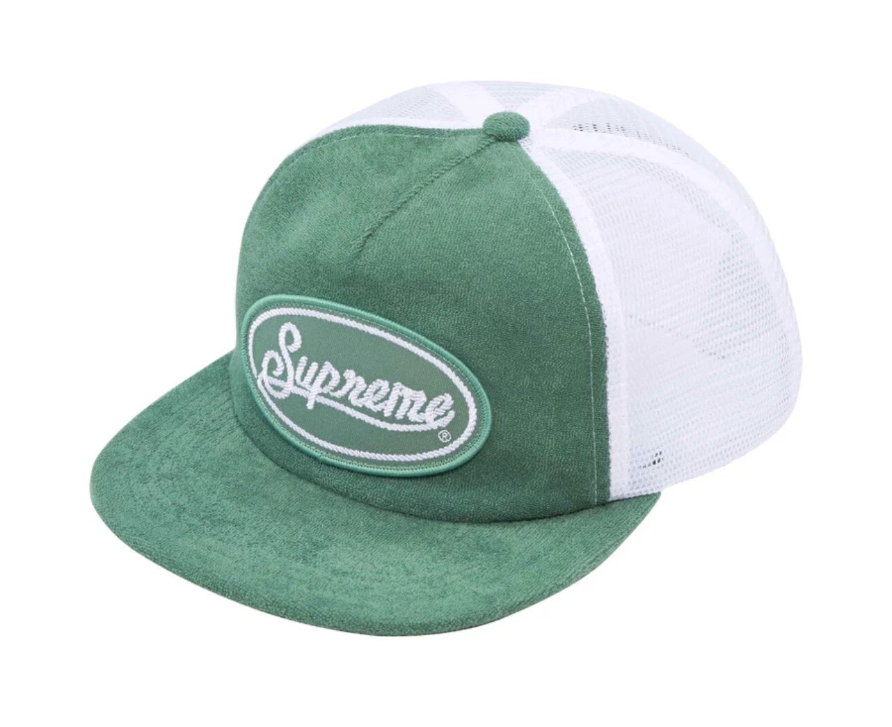 Casquette Supreme éponge dos maille 5 panneaux, neuve Supreme Hat