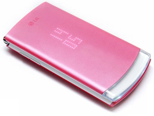 LG Lollipop GD580 Pink 3MP FM Radio LED Lighting GSM 3G Flip Mobile Cell Phone - Image 3 of 4