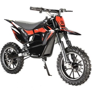 Motocross Electrique Quad Pour Enfant 24 Volts 500 Watts Noir Dirt