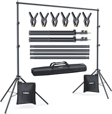 Backdrop Stand for Parties Kit 10x7 ft Studio Background Support System