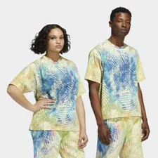 Adidas PHARRELL WILLIAMS MARCH MADNESS TIE DYE FAN TEE T Shirt UNISEX sz Lrg NWT