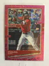 2020 Donruss Optic Baseball Starling Marte base Pink Velocity /199