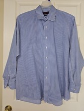 Mens Architect Regular Fit Dress Shirt Long Sleeve sz.XL 17-17,5 34-35