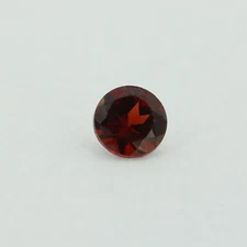 Loose Round Cut Genuine Natural Garnet Stone Single Almandine Red Birthstone