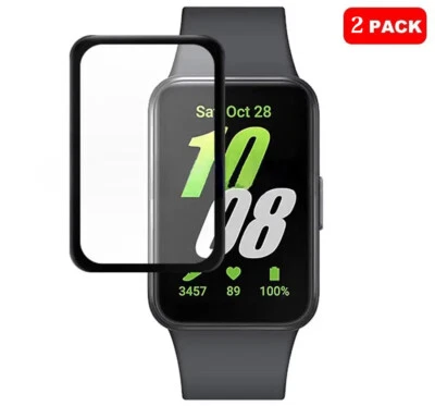 MOBONOVA 2 x For Samsung Galaxy Fit3 Watch 3D Film Full Cover Screen Protector