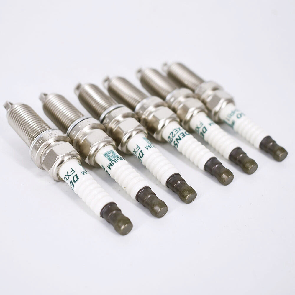 For Nissan Infiniti OEM Spark Plug Set of 6 Nissan 22401-EW61C Denso FXE22HR11