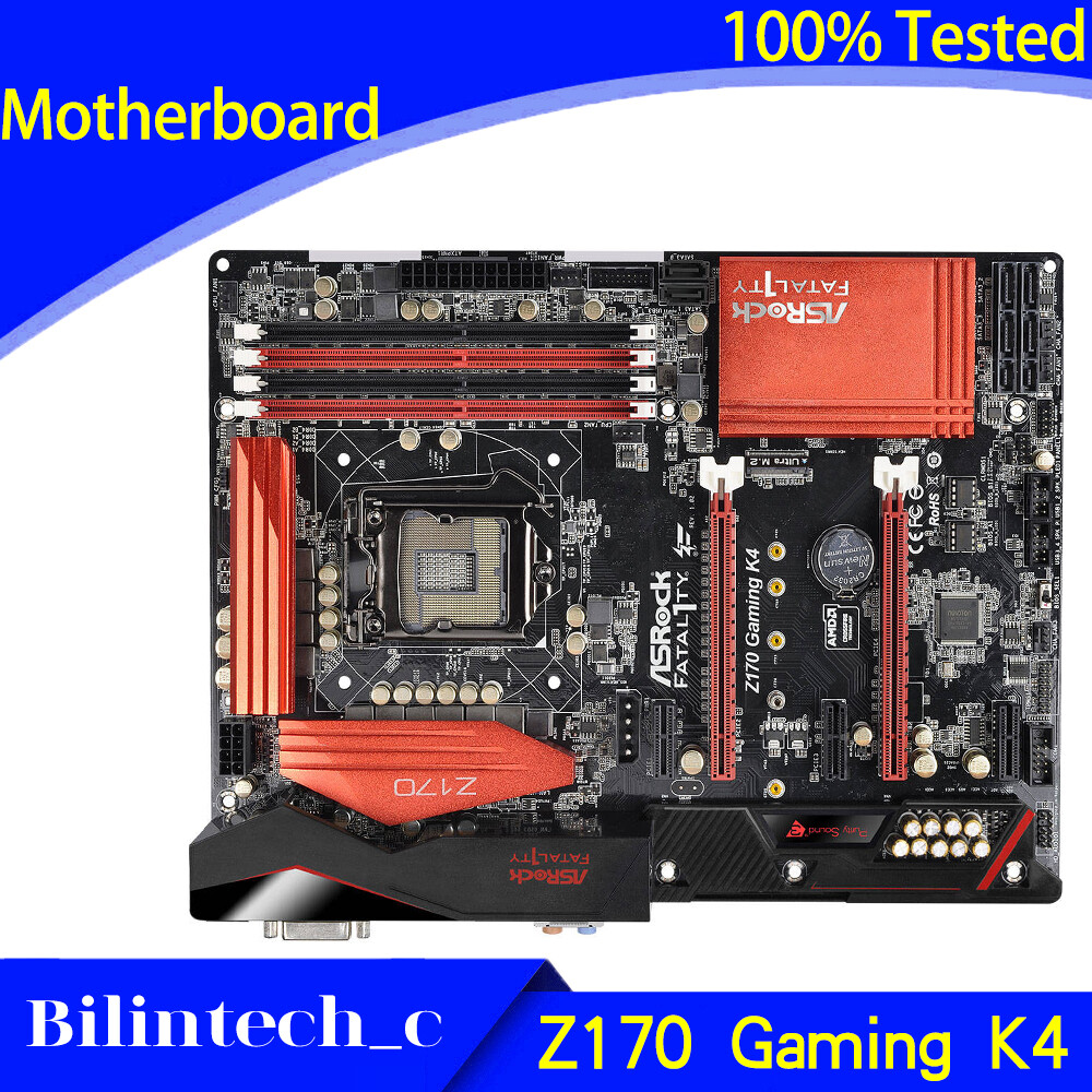 FOR ASRock Z170 Gaming K4 Motherboard Supports 64GB 1151PIN DDR4 DVI+HDMI  Intel