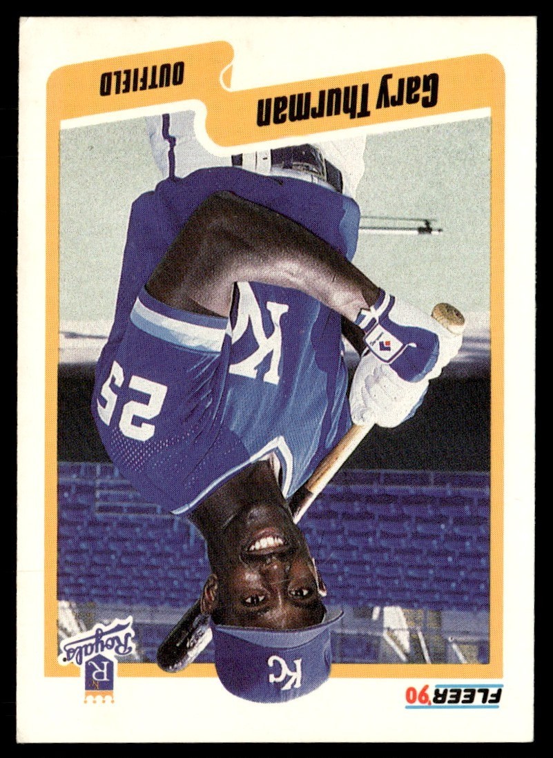1990 Fleer Gary Thurman Kansas City Royals #121