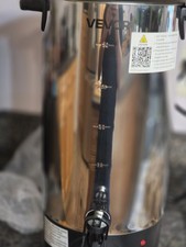 VEVOR Commercial Coffee Urn 50 Cup Stainless Steel Coffee Dispenser Fast Brew