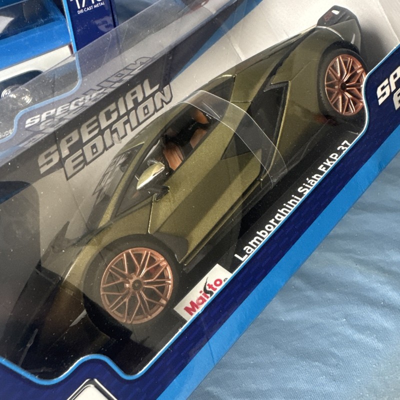 Maisto 1:18 Diecast Model Car Lamborghini Sian FKP 37 Special Edition New In Box