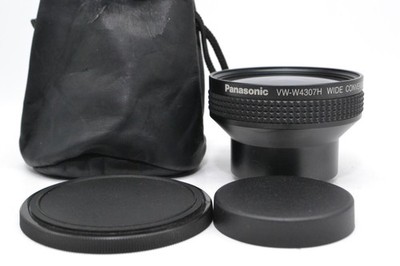 Panasonic VW-W4307H Wide Conversion Lens for Camcorder Black NEAR