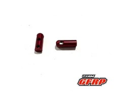 Metric Wheelie Bar Wheel Mounts (Black)