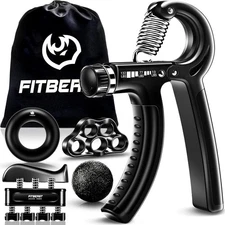 FitBeast Grip Strengthener Forearm Strengthener Hand Grips Strengthener Kit - 5 