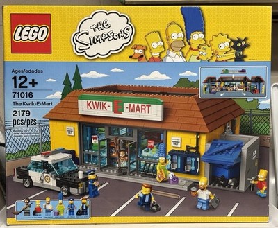 LEGO 71016 The Simpsons Kwik-E-Mart Set (2179 Pcs) 100% COMPLETE