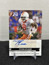 Tiyon Evans 2022 Pro Set Auto Card #PSA-TE1