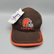 Vintage Cleveland Browns Cap Hat Logo Athletic NFL Football w/ Tag Orange HTF