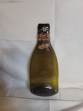 Melted Wine Bottle Can Be Used For A  Spoon Rest, Decoration, Or Anything Else.