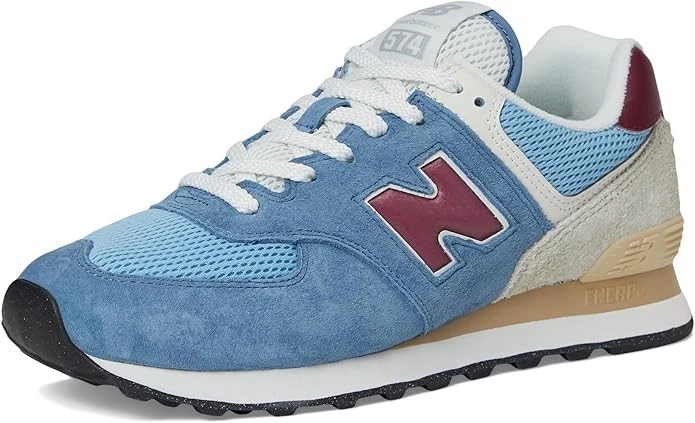 NEW New Balance 574 Blue Suede U574SPR Sz 10.5