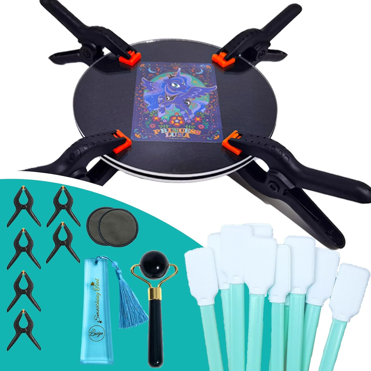 174 Pcs Trading Card Cleaning Care Tool Accessory Kit Sports Card Care