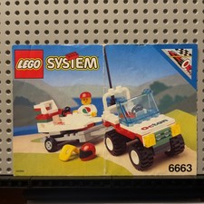 Lego Classic Town Wave Rebel 6663 Manual ONLY Instructions Booklet Vintage