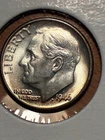 1946 Roosevelt Dime - Gentle toning from an old album - $1.99 Shipping
