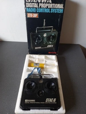 Sanwa STAC-6 Vintage 1980’s digital proportional radio control system - Photo 1/4