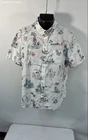 Reyn Spooner Men's Tailored Fit Limited Issue Hawaiian Scenic Shirt White Sz L