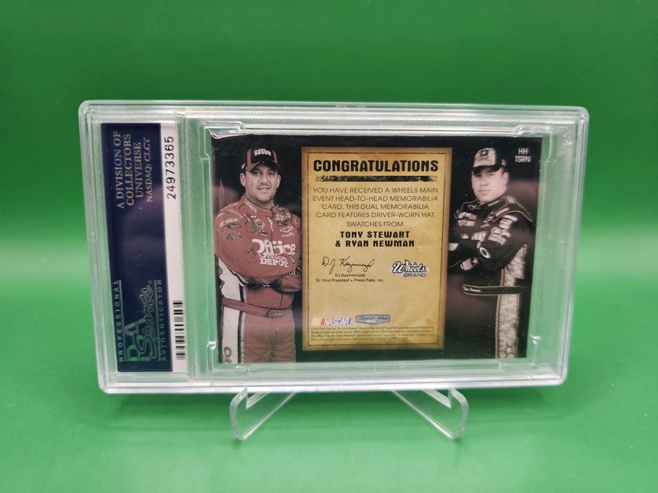 2010 Wheels Main Event Head to Head #HHTSRN Tony Stewart/Ryan Newman 70/150 - Image 2 of 2