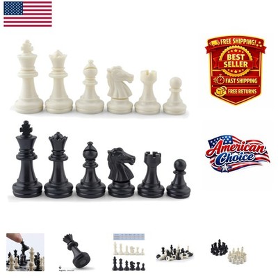 Portable Chess Pieces - Magnetic 32-Piece Set for Outdoor and Indoor Play