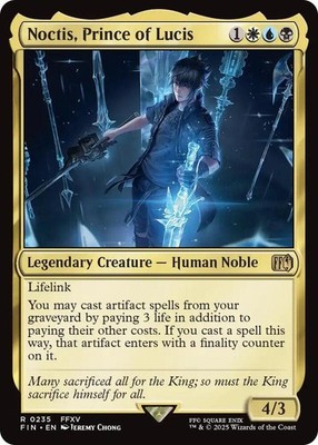 Noctis, Prince of Lucis (R) #235 FINAL FANTASY MTG NM