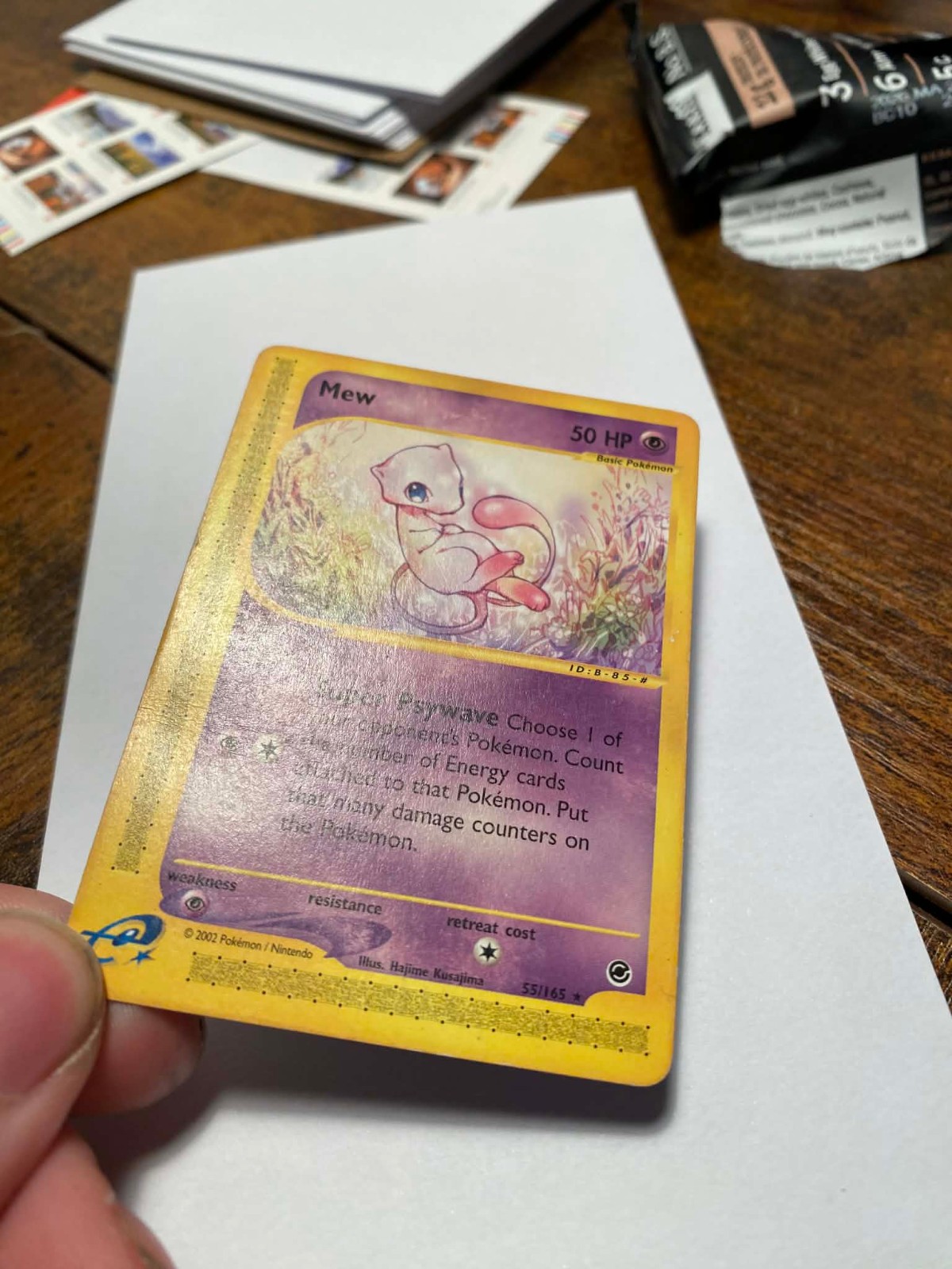 Mew - 55/165 - Rare, Expedition - Pokemon Card MP