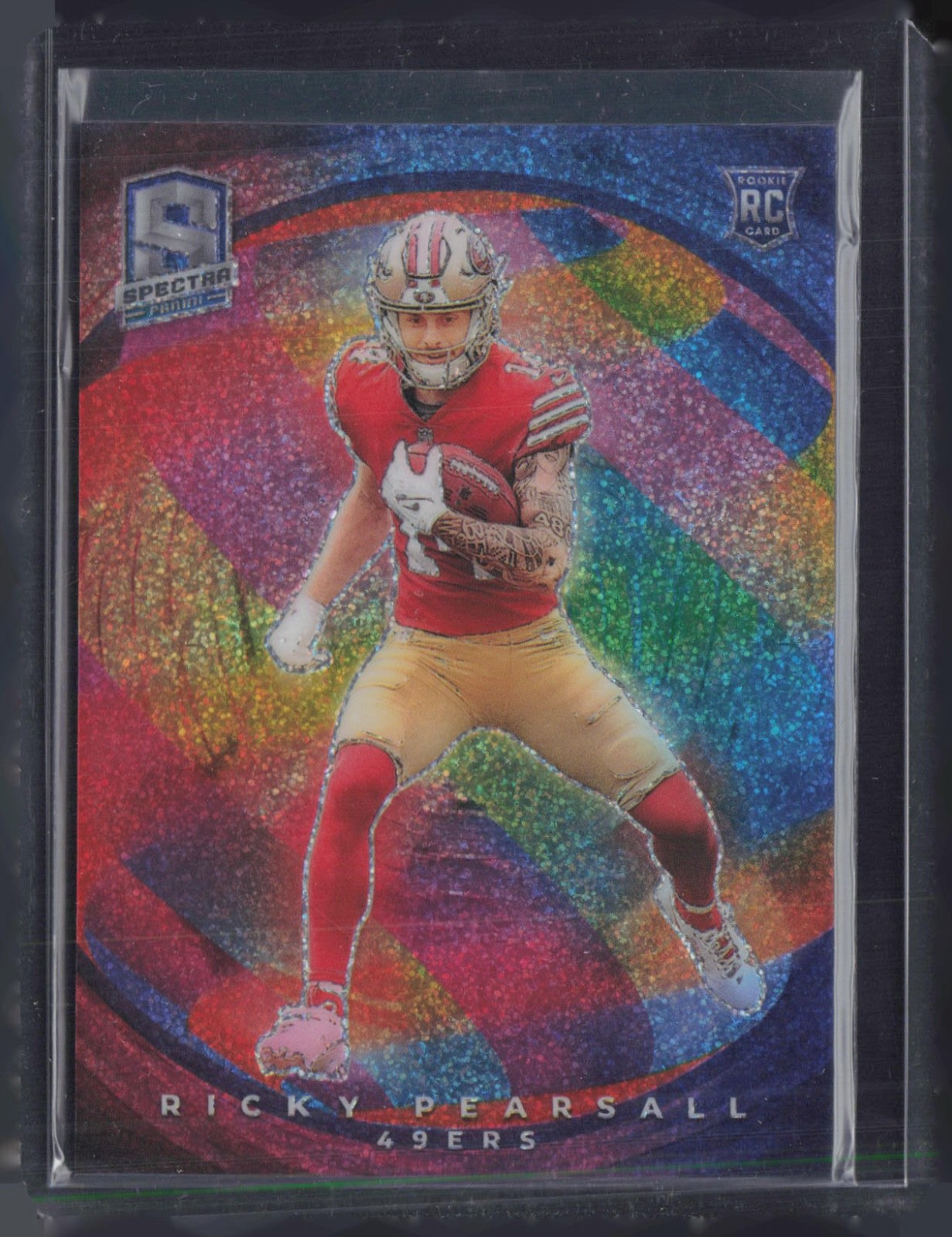 2024 Panini Spectra Color Sphere Prizm Sparkle #CSRPL Ricky Pearsall RC Rookie