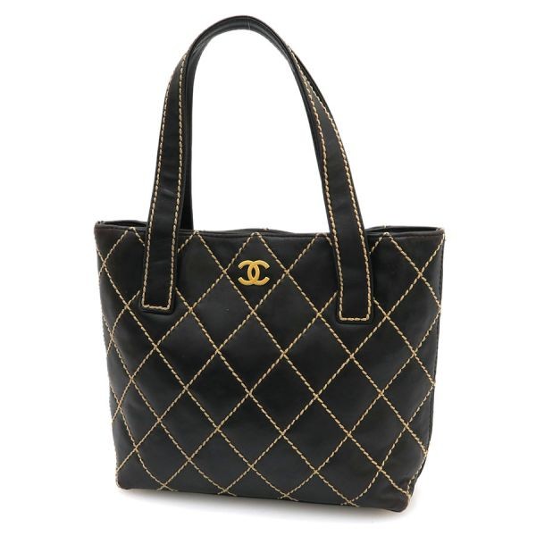 CHANEL Wild Stitch Hand B Rank Tote Bag Luxury Leather Shoulder Bag