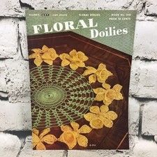Floral Doilies Clarks Pattern Book No. 258 The Spool Cotton Co Vintage 1949