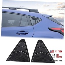 Aunginsy Car Rear Side Window Louver Cover Compatible with Carbon Fiber Pattern