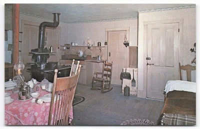 Coolidge Homestead Plymouth VT Kitchen Postcard Frank L. Forward