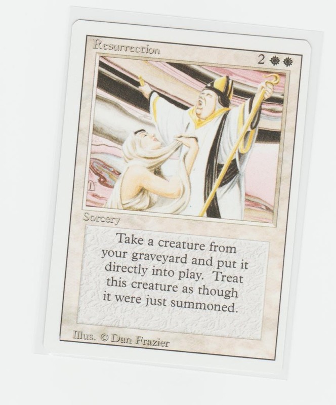 Magic the Gathering ~ MTG ~ 1x Resurrection ~  M/NM ~ REVISED