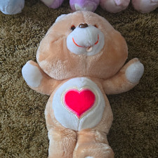 Care Bears Lot of 8 Plush Bears Multicolor Love-a-Lot, Cheer, Wish, Bow
