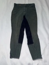 Royal Highness Womens Size 32L Equestrian Breeches Riding Pants Plaid