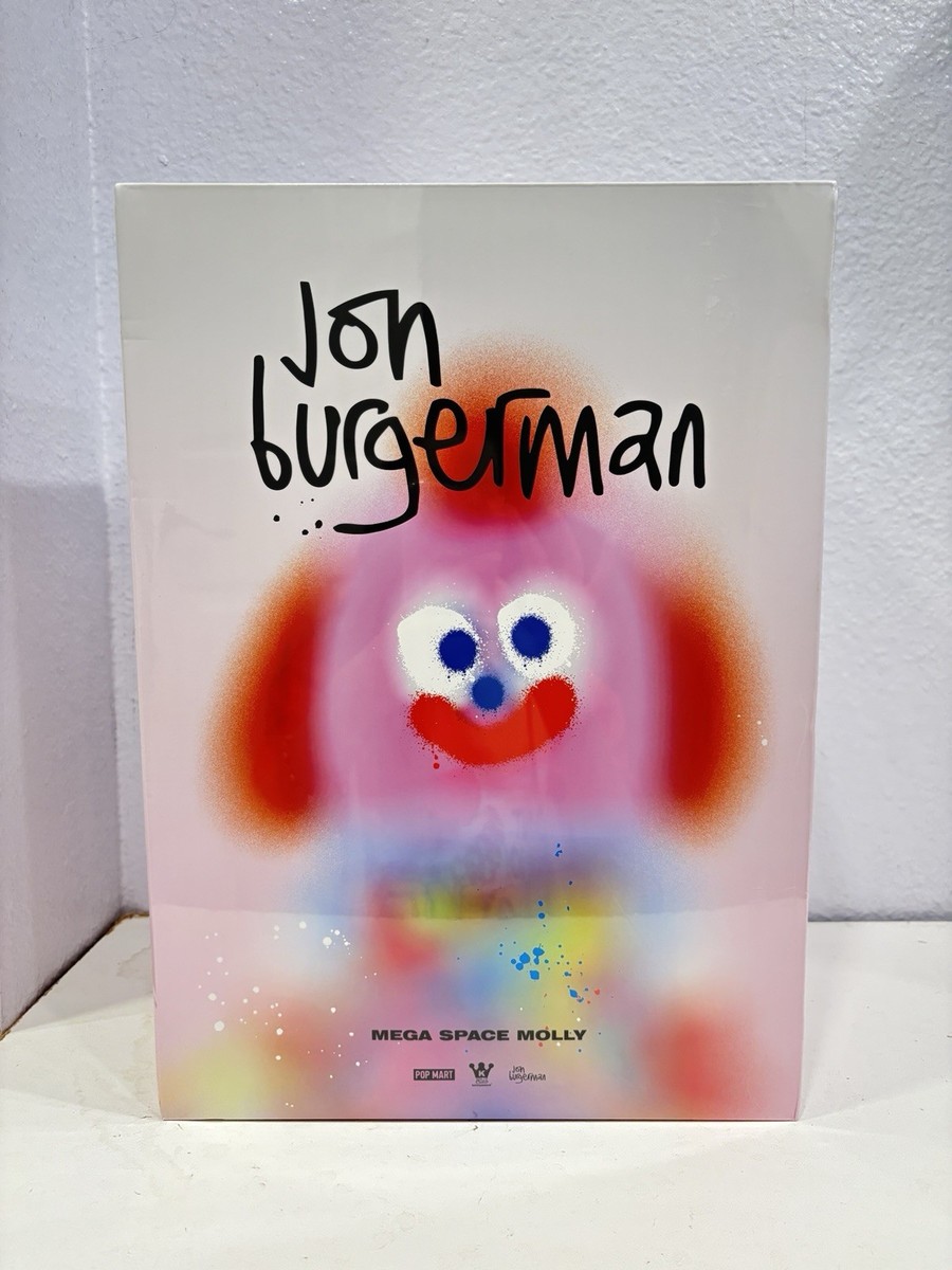 POP MART MEGA Space Molly 400% Jon Burgerman Collection