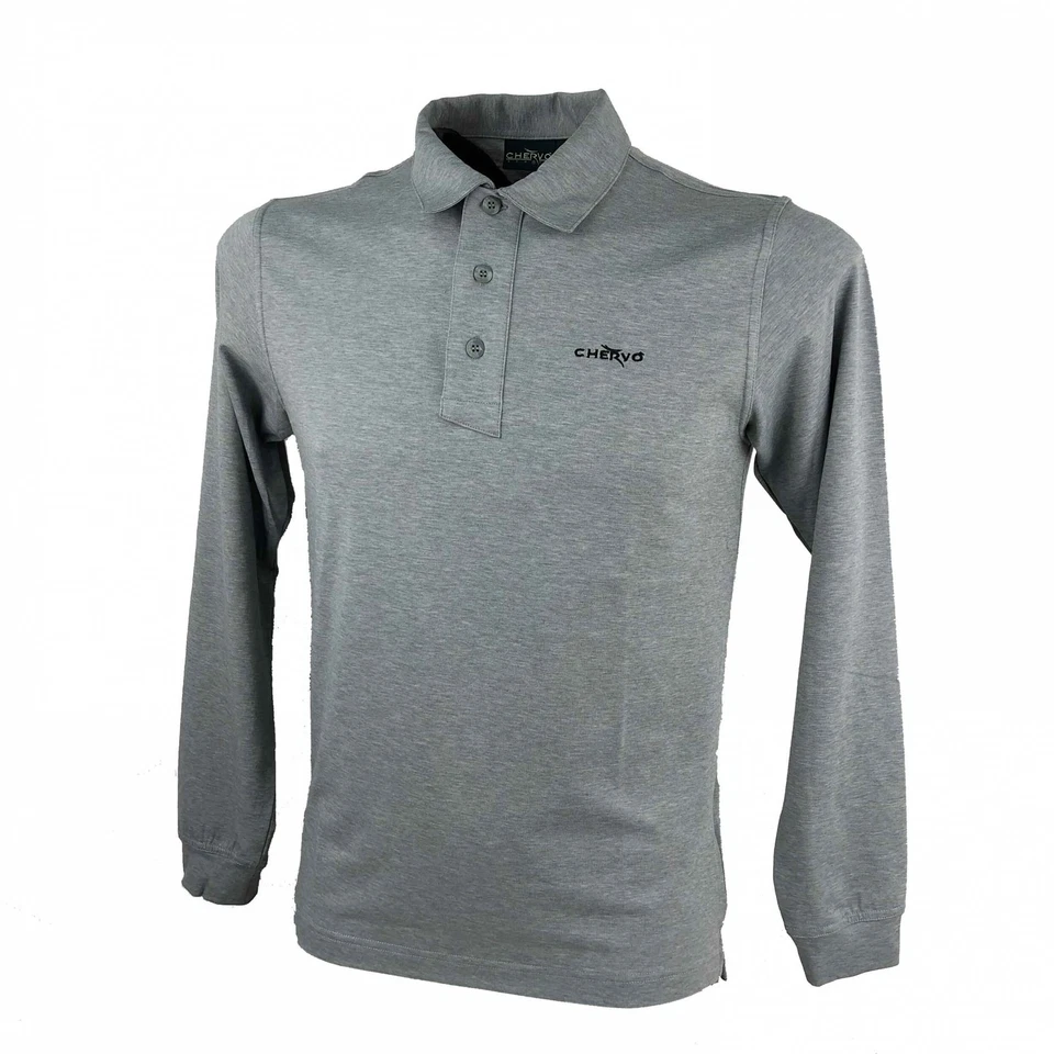 Chervo Polo Golfpolo lang Arm DRY&THERMO Anghy grau 909 2.Wahl