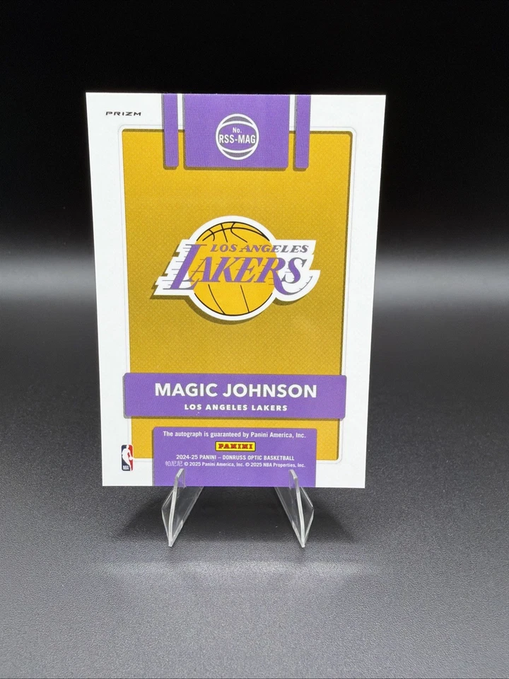2024-25 Donruss Optic Retro Series Signatures Choice Magic Johnson AUTO Lakers - Image 3 of 4
