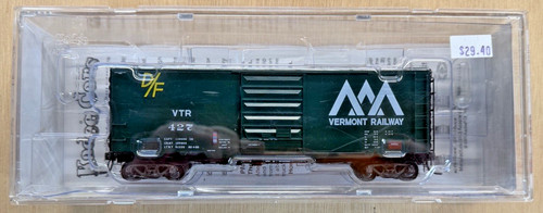 HO Kadee RTR #5265-40' puerta única 8' - Vermont Railway VTR 427 - USADO | Condition: Used