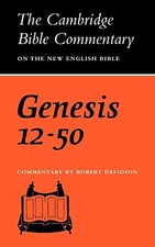 Genesis 12-50 Robert Davidson New Book 9780521295208
