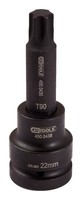 "Ks Tools 1\" Kraft-Bit-Stecknuss Torx, Lang, T60 - 450.0471"