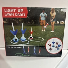 MD Sports Light Up Lawn Darts, Ideal For Day Or Night,NIB
