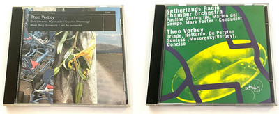 2 x Theo Verbey CDs : Duet/Inversie/Contractie etc & Triade/Notturno/Sunless etc