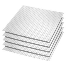 4500pcs 10 x 10 mm Self-Adhesive Acrylic Mirrors Mosaic Tiles Sticker Silver