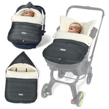 Winter Car Seat Cover Baby, Universal Car Seat Footmuff with Convertible Gray